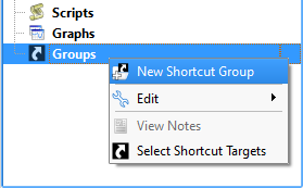 Right-click create new group.