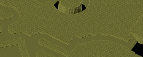 Screenshot of cropped mesh.