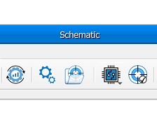 Screenshot of schematic optimization icons.