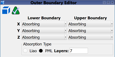 Screenshot of the outer boundary editor.