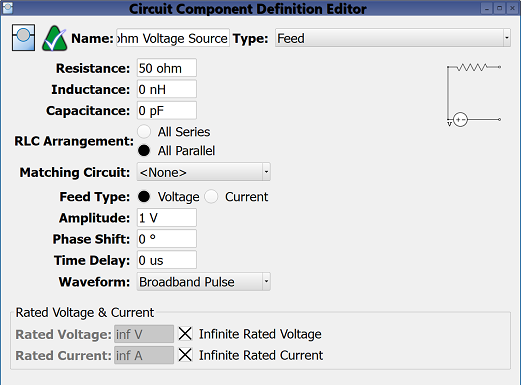 Screenshot of the Circuit Component Definition Editor.