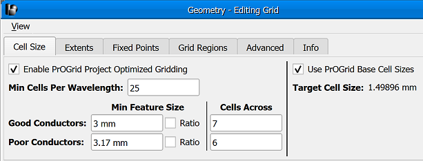 Screenshot of the Main Grid Editor.